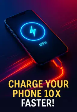 Charge Your Phone 10x Faster!