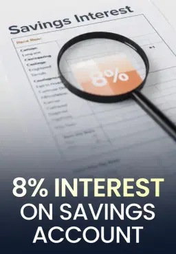 8% Interest On Savings Account