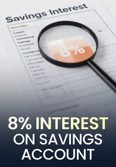 8% Interest On Savings Account