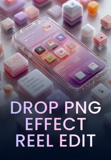 Drop Png Effect Reel Edit