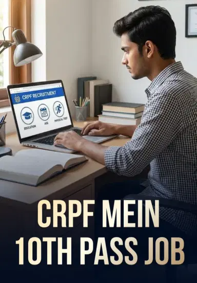 CRPF Mein 10th Pass Job